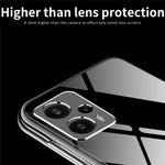 MOFI For Xiaomi Redmi Note 12 Turbo / Poco F5 5G Transparent TPU Protective Case Shockproof Phone Cover