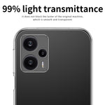 MOFI För Xiaomi Redmi Note 12 Turbo / Poco F5 5G Transparent TPU Skyddsskal Stötsäkert mobilfodral