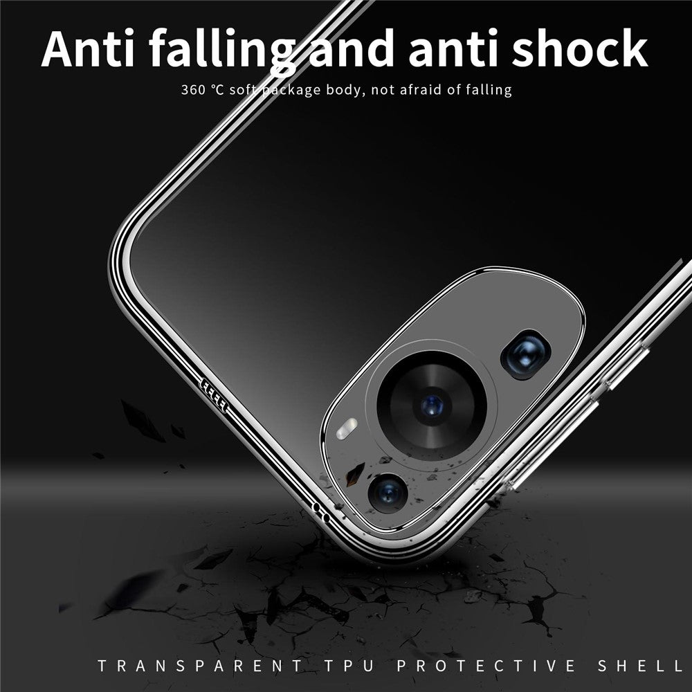 MOFI TPU-skal för Huawei P60 Art Skyddsskal Stoppsäkert Transparent mobilfodral