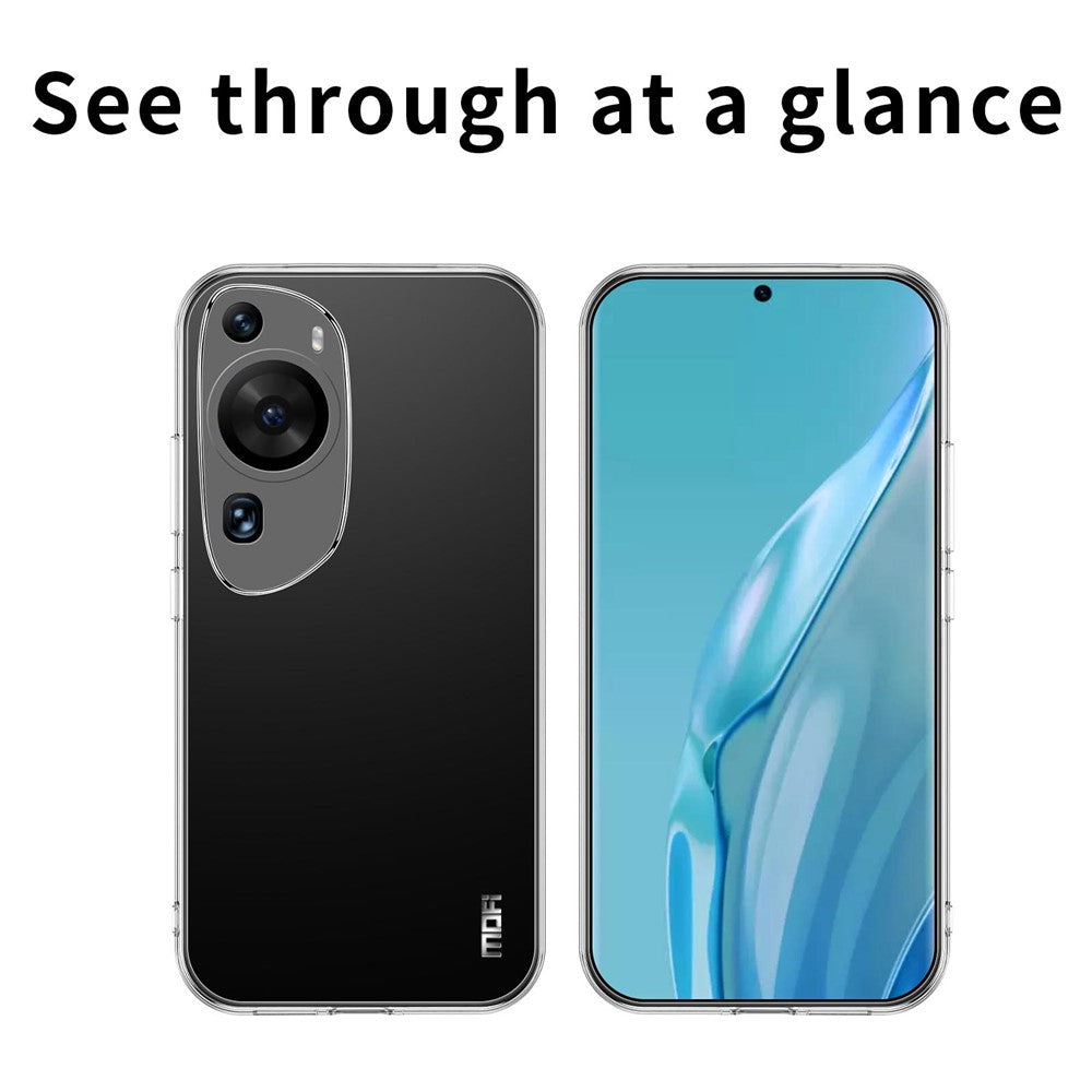 MOFI TPU-skal för Huawei P60 Art Skyddsskal Stoppsäkert Transparent mobilfodral