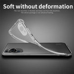 MOFI TPU-skal för Huawei P60 Art Skyddsskal Stoppsäkert Transparent mobilfodral