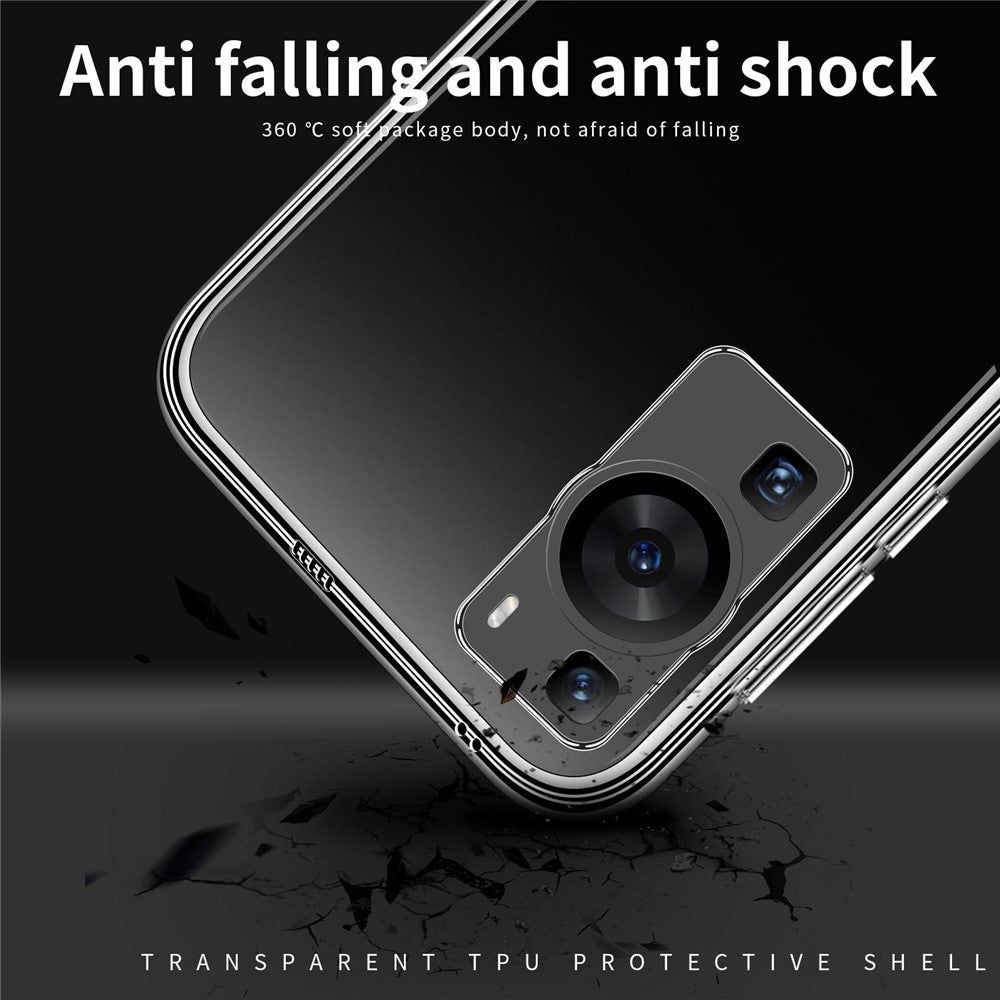 MOFI Transparent TPU-skal för Huawei P60 / P60 Pro Skyddsskal Stoppsäkert mobilfodral