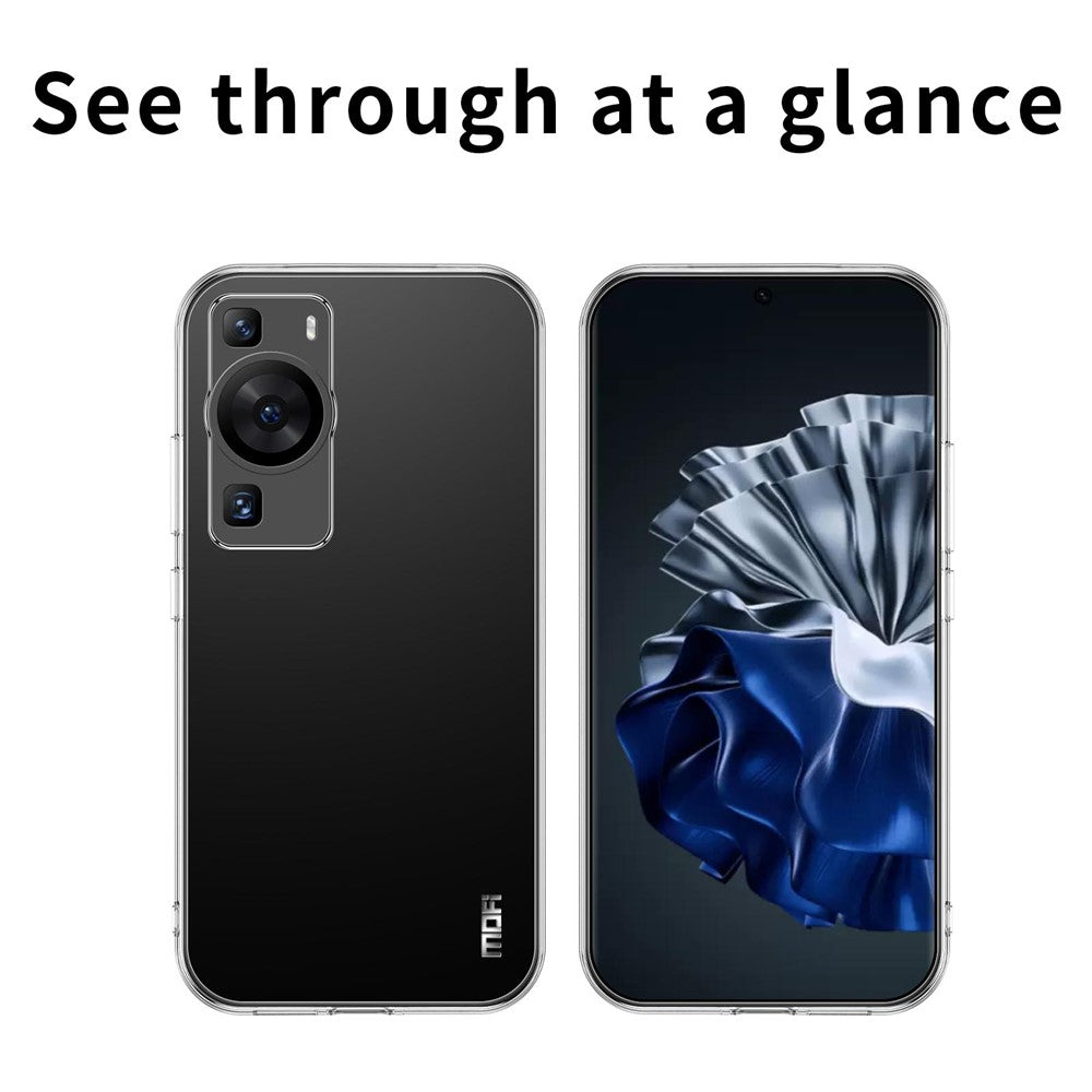 MOFI Transparent TPU-skal för Huawei P60 / P60 Pro Skyddsskal Stoppsäkert mobilfodral