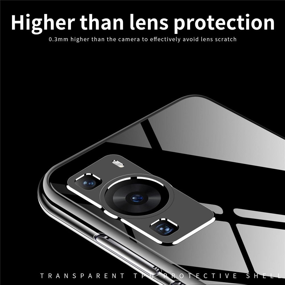 MOFI Transparent TPU-skal för Huawei P60 / P60 Pro Skyddsskal Stoppsäkert mobilfodral