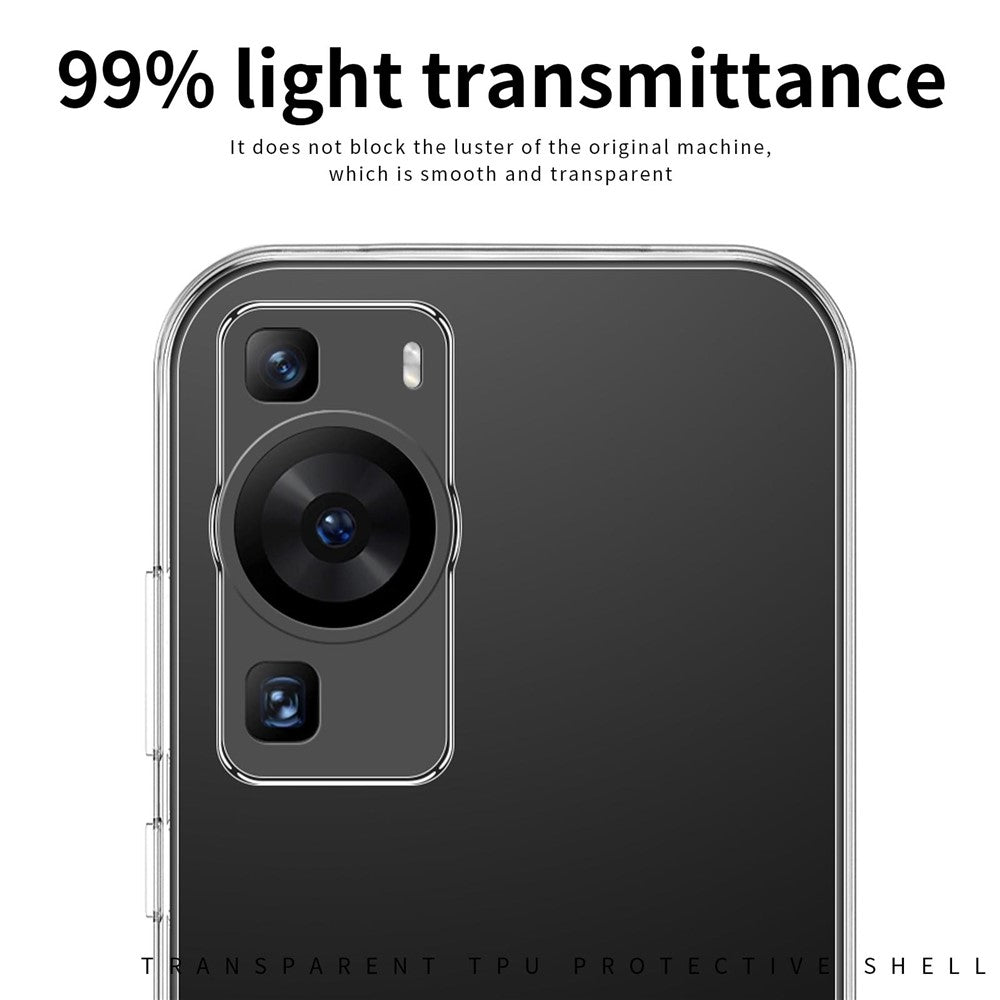 MOFI Transparent TPU-skal för Huawei P60 / P60 Pro Skyddsskal Stoppsäkert mobilfodral