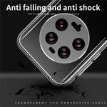 MOFI For Xiaomi 13 Ultra Transparent Phone Case Drop-proof Soft TPU Phone Cover