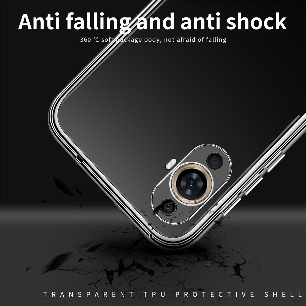 MOFI For Huawei nova 11 / nova 12s 4G / nova 12 Lite 4G Transparent TPU Case Scratch-resistant Cell Phone Cover
