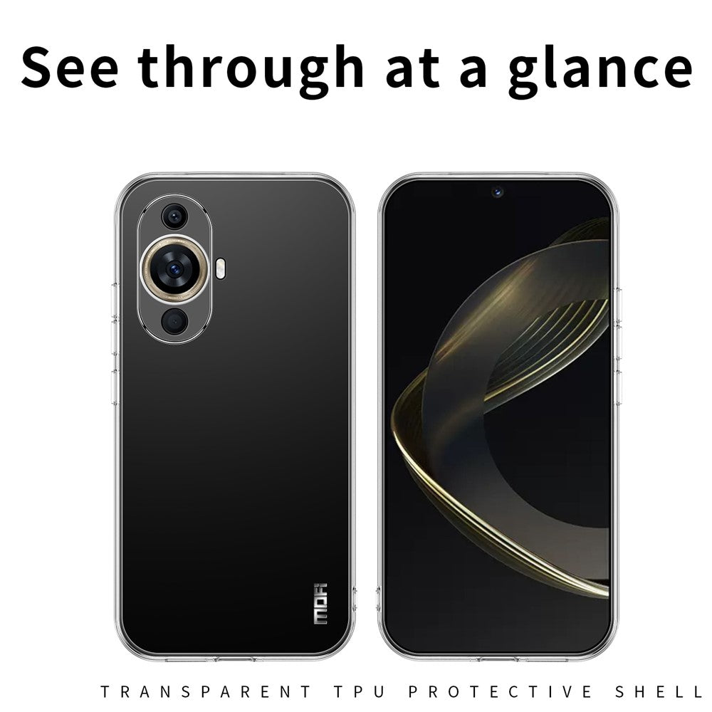 MOFI For Huawei nova 11 / nova 12s 4G / nova 12 Lite 4G Transparent TPU Case Scratch-resistant Cell Phone Cover