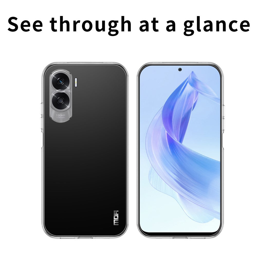 MOFI For Honor X50i 5G 5G Transparent Soft TPU Phone Case Anti-scratch Phone Back Cover