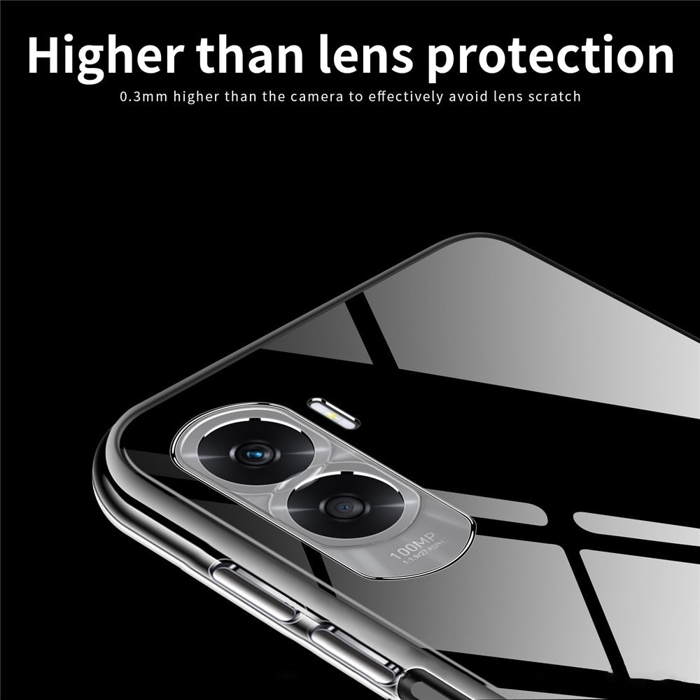 MOFI For Honor X50i 5G 5G Transparent Soft TPU Phone Case Anti-scratch Phone Back Cover