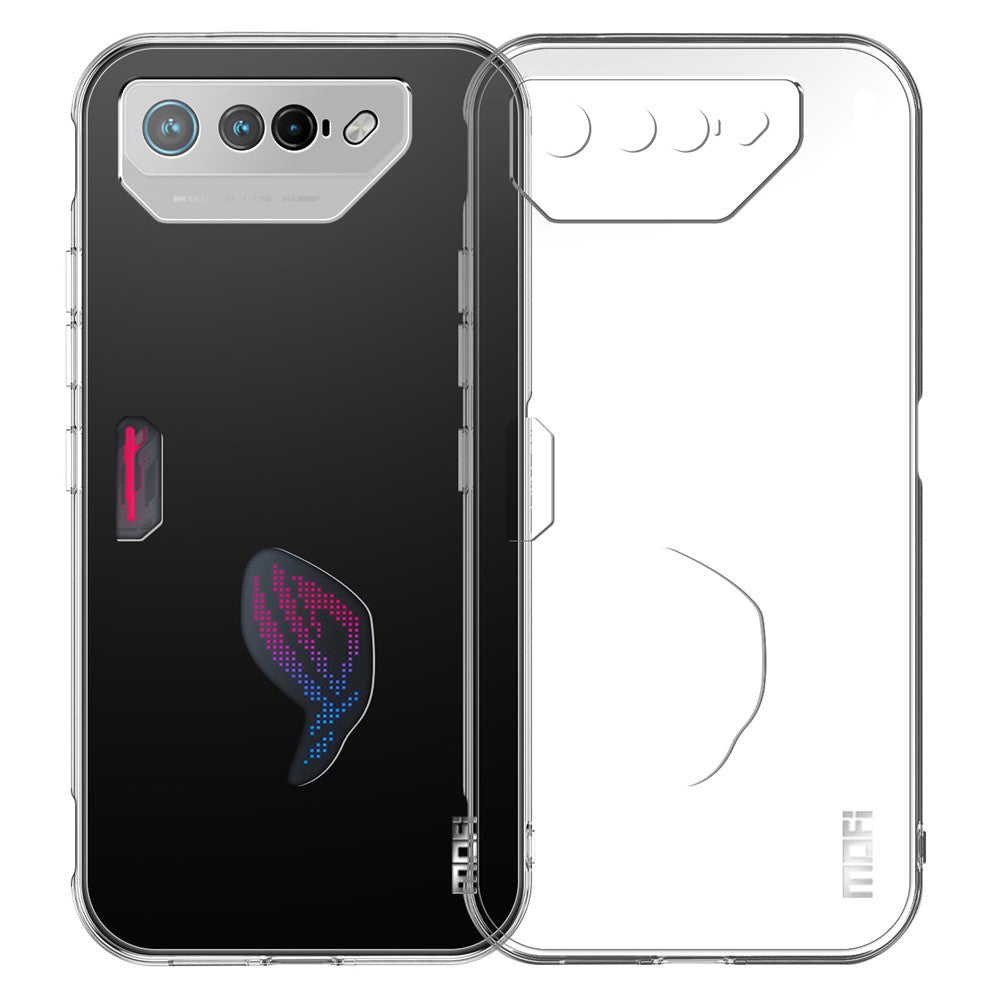 MOFI til Asus ROG Phone 7 5G Transparent Telefoncover Faldbeskyttende Fleksibelt TPU Telefoncover