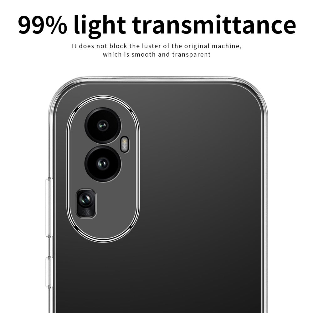 MOFI For Oppo Reno10 Pro+ 5G Phone TPU Case Anti-scratch Transparent Cell Phone Cover