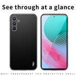 MOFI För Samsung Galaxy M54 5G / F54 5G TPU mobilskal Transparent Reptåligt Mobilskal