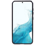 For Samsung Galaxy S22+ 5G Clear Magnetic Phone Case Tempered Glass Back Frosted PC Metal Frame Protective Cover