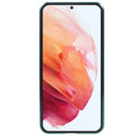 Samsung Galaxy S21 5G dobbeltsidet beskyttelsescover med magnetisk metalramme, hærdet glasbagside og matteret PC-mobilcover