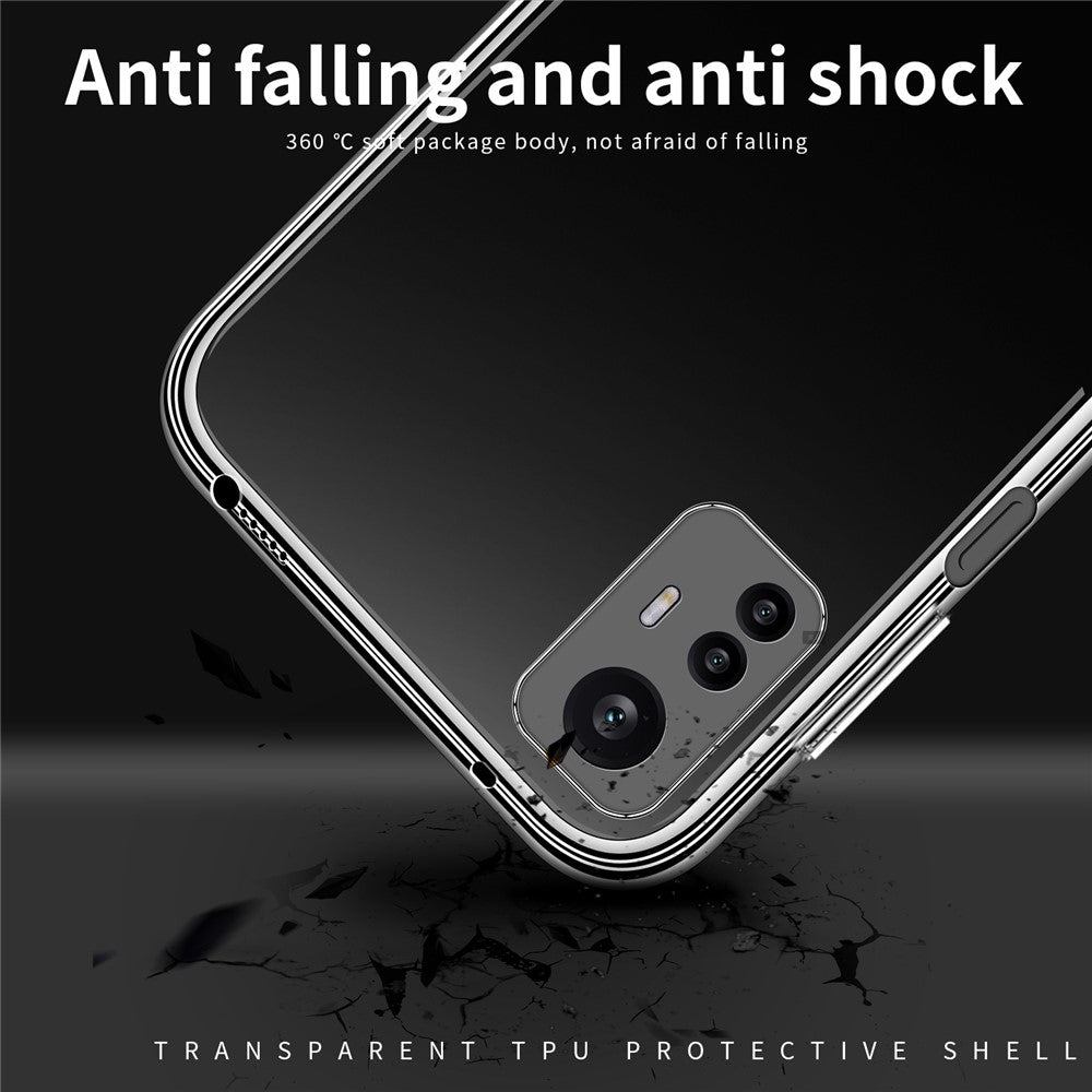 MOFI For Xiaomi Redmi Note 12S 4G Drop-proof Transparent Smartphone Case Soft TPU Phone Cover