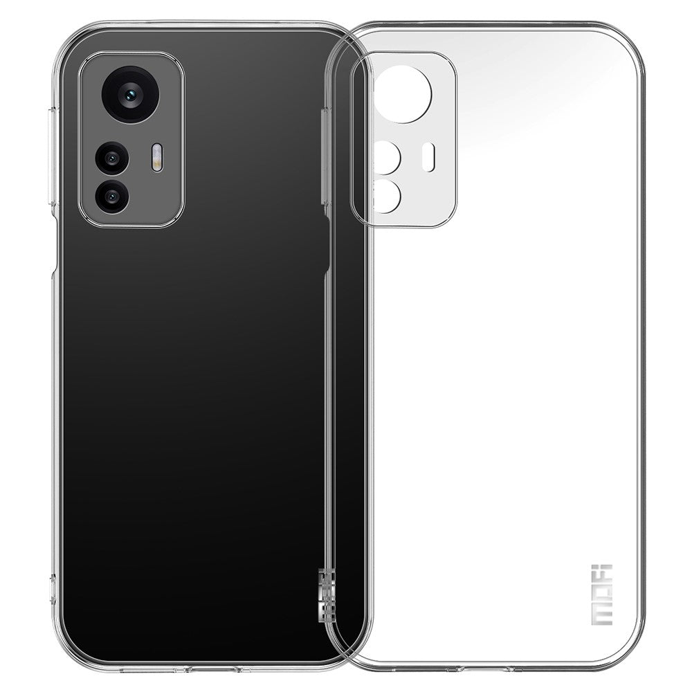 MOFI För Xiaomi Redmi Note 12S 4G Stoppsäkert Transparent Smartphonefodral Mjukt TPU mobilskydd