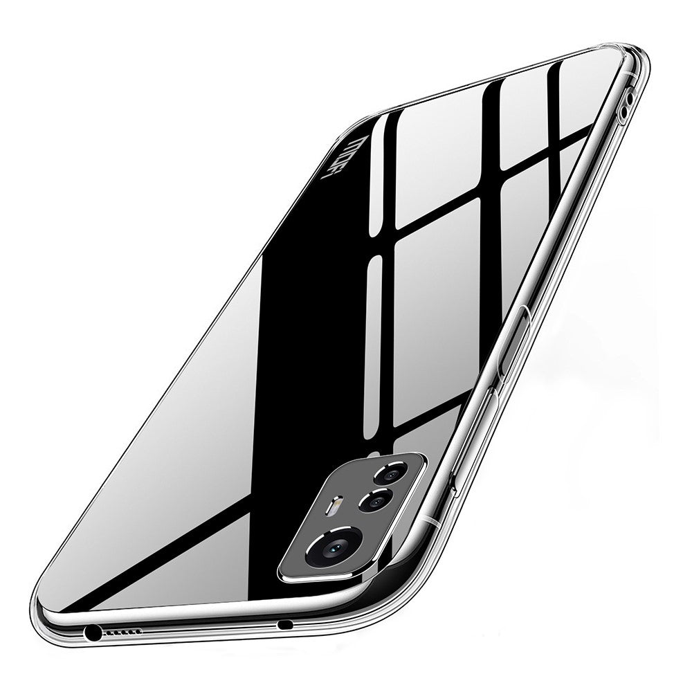 MOFI För Xiaomi Redmi Note 12S 4G Stoppsäkert Transparent Smartphonefodral Mjukt TPU mobilskydd