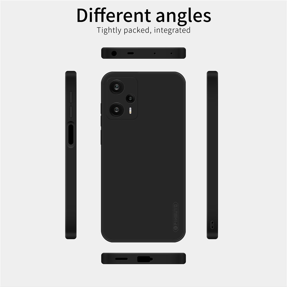 PINWUYO För Xiaomi Redmi Note 12 Turbo / Poco F5 5G TPU mobilskal Precisa Utskärningar Fallskyddande Skydd