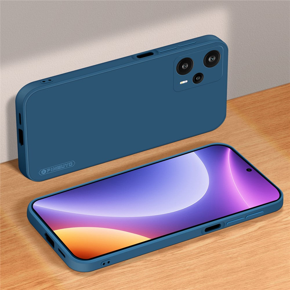 PINWUYO För Xiaomi Redmi Note 12 Turbo / Poco F5 5G TPU mobilskal Precisa Utskärningar Fallskyddande Skydd
