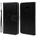 Sommerfugle Blomster Læder Stand Cover med Kortlommer til Samsung Galaxy A5 (2017)
