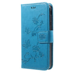 Imprint Butterfly Flower Magnetic Wallet PU Leather Stand Shell for Samsung	Galaxy J3 (2017) EU / Asia Version