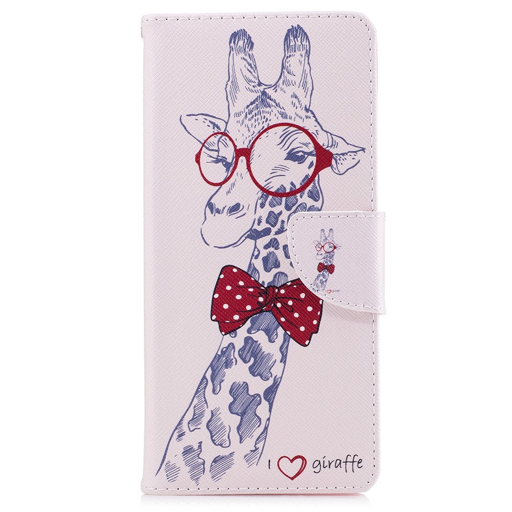 Pattern Printing PU Leather Wallet Stand Phone Accessory Case for Samsung Galaxy Note 8