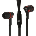 LANGSDOM JM26 3.5mm Flat In-ear Stereo Earphone Headset with Mic for iPhone Samsung HTC