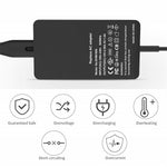 44W 15V 2,58A strømadapteroplader med USB-opladningsport til Microsoft Surface Pro 6/5/4/3 osv.