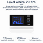 WIN HOW SOLUTION YC-CDA26D Quick Charge 3.0 USB +PD 20W Type-C hurtigopladningsstation 4-ports oplader [CE-certificeret]