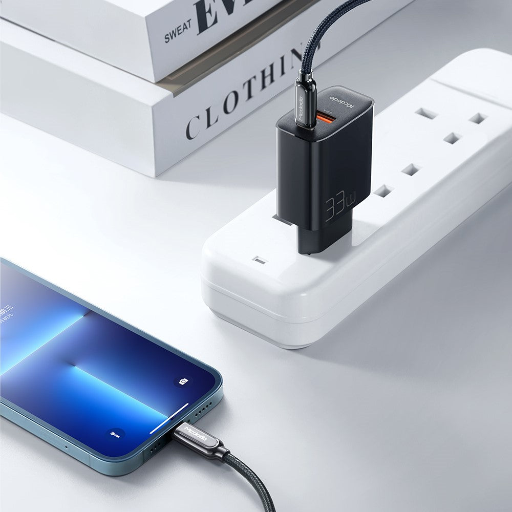MCDODO CH-0921 MDD PD33W USB-A + Type-C Dobbelt Udgang Hurtig Oplader Mobiltelefon Oplader