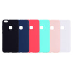 Huawei P10 Lite Frostat Anti-fingeravtrycksskyddande mjukt TPU-mobilskal