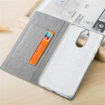 VILI DMX Style Auto-absorbed Leather Case with Card Holder for Huawei Mate 10 Lite
