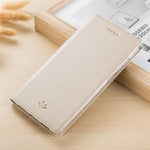VILI DMX Style Auto-absorbed Leather Case with Card Holder for Huawei Mate 10 Lite