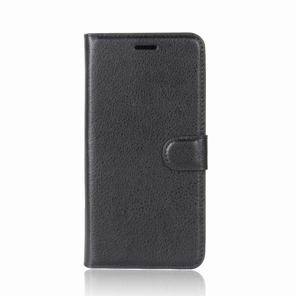 Litchi Skin PU Leather Wallet Stand Phone Shell for Huawei P Smart / Enjoy 7S