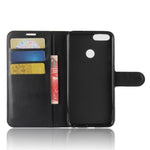 Litchi Skin PU Leather Wallet Stand Phone Shell for Huawei P Smart / Enjoy 7S