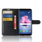 Litchi Skin PU Leather Wallet Stand Phone Shell for Huawei P Smart / Enjoy 7S
