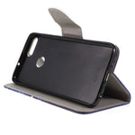 Pattern Printing Cross Grain Wallet Stand Leather Flip Cover for Huawei P Smart / Enjoy 7S