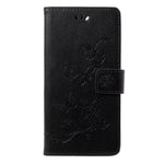 Imprint Butterfly Flower Wallet Leather Phone Case for Huawei Honor 9 Lite / Honor 9 Youth Edition