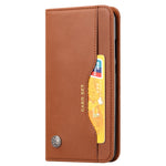 Auto-absorbed Leather Wallet Mobile Shell Case for Huawei P20 Lite / Nova 3e