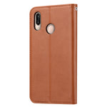 Auto-absorbed Leather Wallet Mobile Shell Case for Huawei P20 Lite / Nova 3e