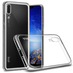 IMAK Stealth-skal med genomskinligt 0,7 mm TPU-bakstycke + skärmskydd för Huawei P20