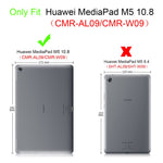 Tri-fold Stand PU Leather Protector Shell for Huawei MediaPad M5 10 / M5 10 (Pro)
