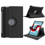 Litchi Grain Leather Stand Tablet Case for Huawei Mediapad M5 10 / M5 10 (Pro) with Elastic Band