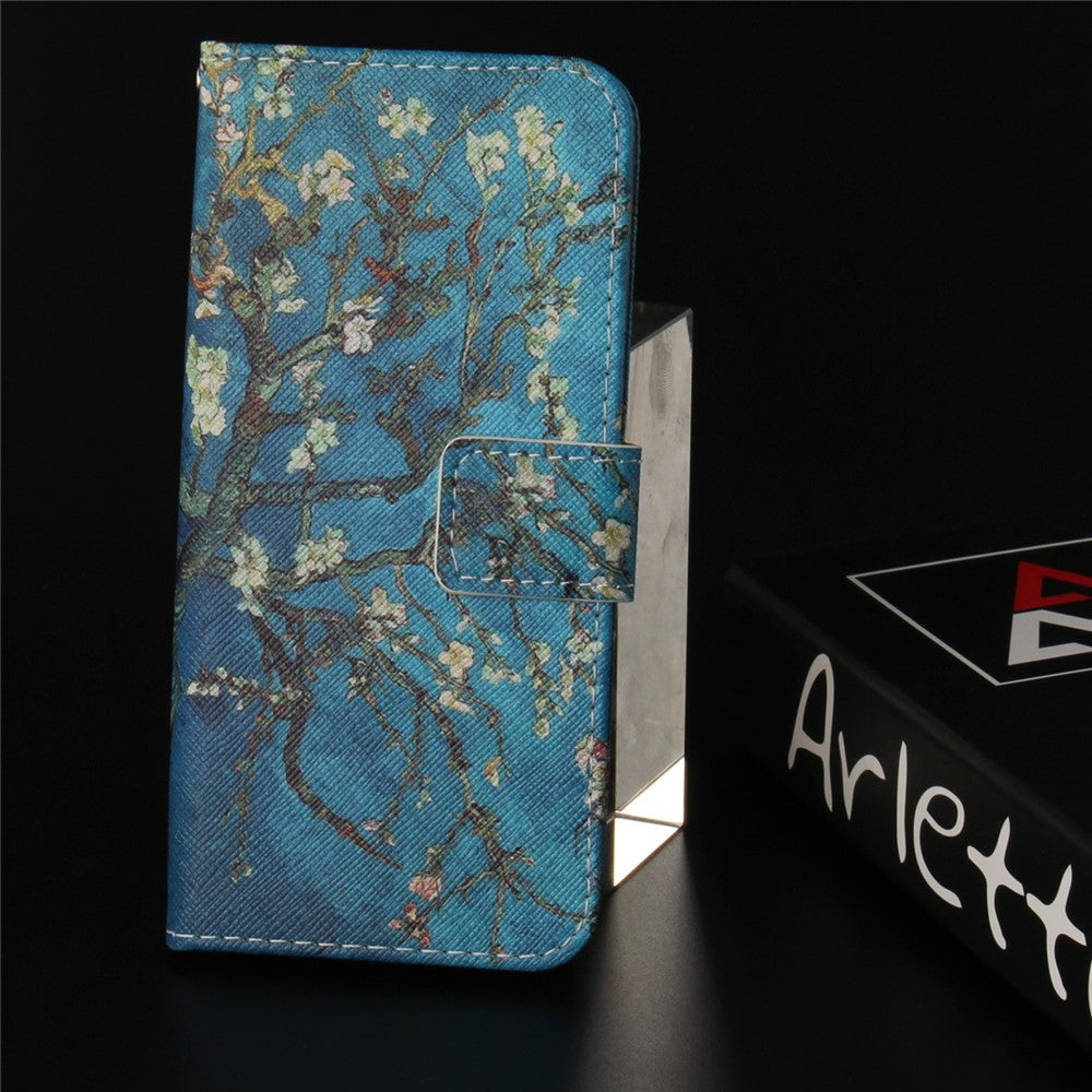 Mönstrat Plånboksfodral i PU-läder för Huawei P Smart / Enjoy 7S