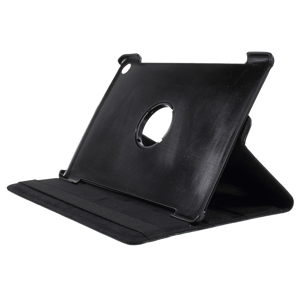 Litchi Skin Leather Case with Rotating Stand for Huawei Mediapad M5 10 / M5 10 (Pro)