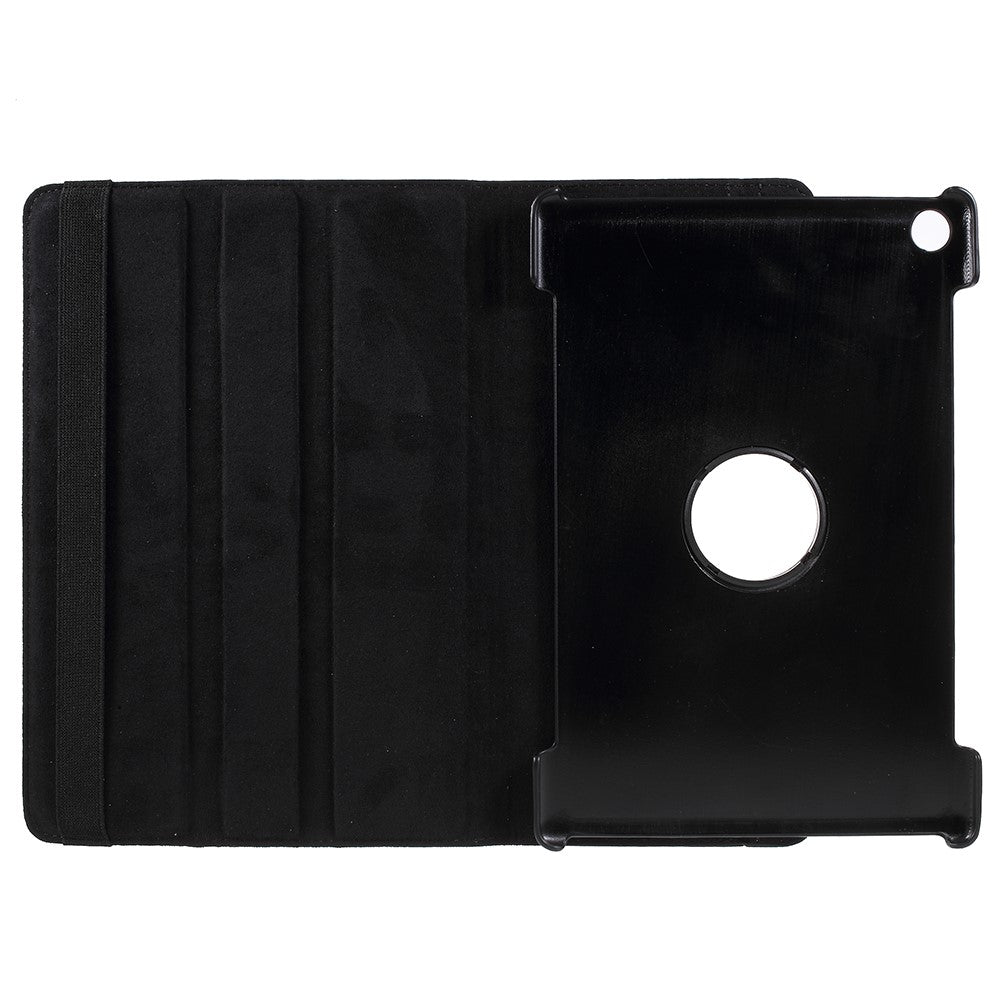 Litchi Skin Leather Case with Rotating Stand for Huawei Mediapad M5 10 / M5 10 (Pro)