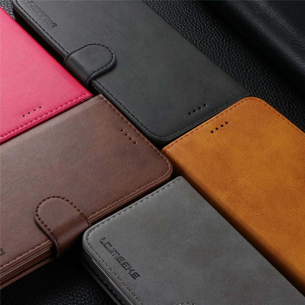 LC.IMEEKE Wallet Leather Stand Case for Huawei P20 Pro Dual Sided Magnetic Clasp Cover Case