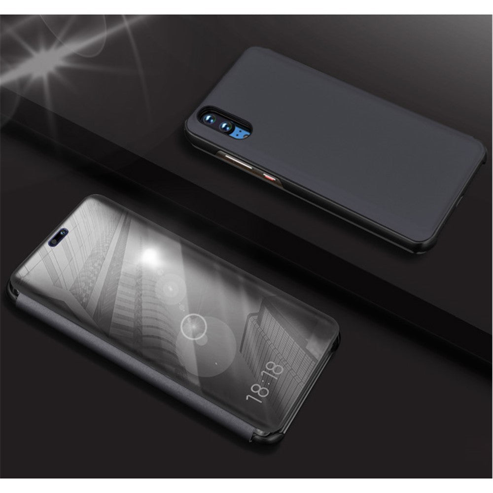 For Huawei P20 Pro Flip Leather Cover with Stand Full Body Protective Phone Case