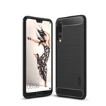 MOFI Carbon Fiber Texture Brushed TPU Case Cover for Huawei P20 Pro